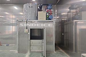 山東食品廠，日產(chǎn)8噸片冰機(jī)